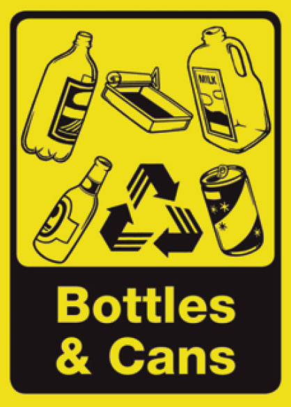 Recycling Signs - Bottles & Cans