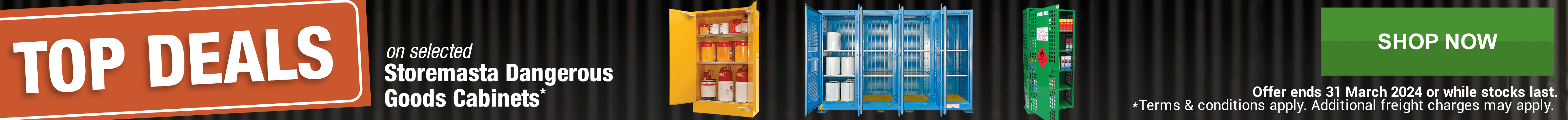 Top Deals on selected Storemasta Dangerous Goods Cabinets*