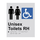 Female Toilet Braille Sign by Seton