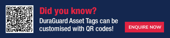 DuraGuard Asset Tags can be customised with QR Codes!