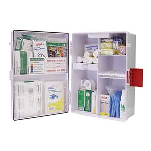 Trafalgar Workplace First Aid Kit ABS Wall Mount Cabinet Value Range