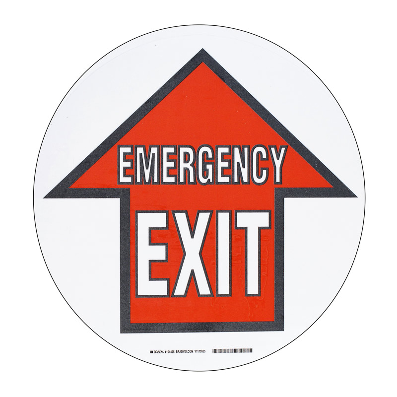 Toughstripe Floor Markers - Emergency Exit