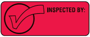 Shipping Labels - Inspected By