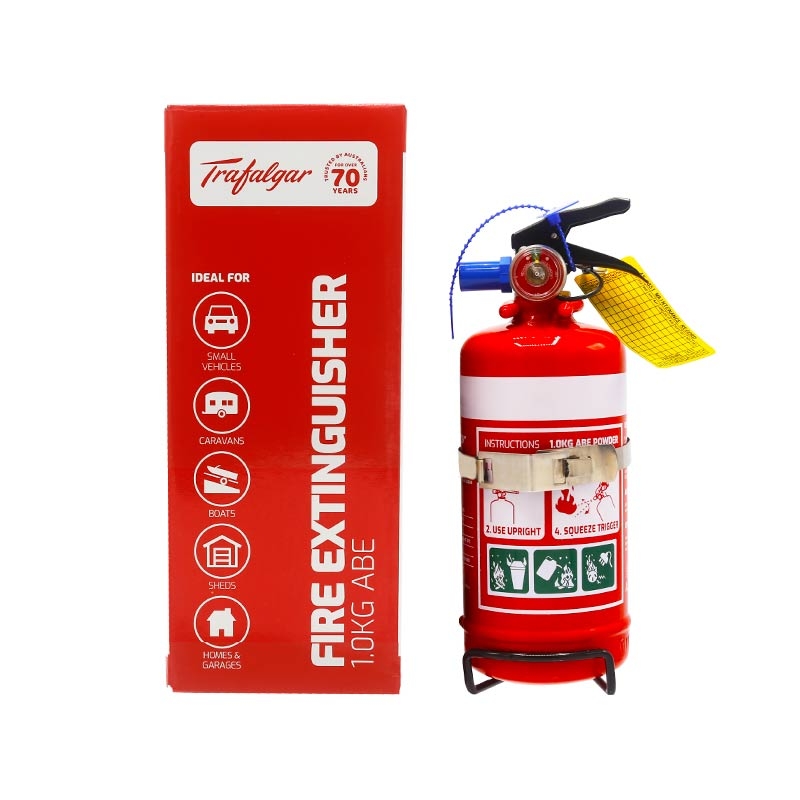 Trafalgar 1kg Dry Chemical Powder ABE Fire Extinguisher