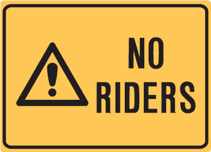 Small Labels - No Riders