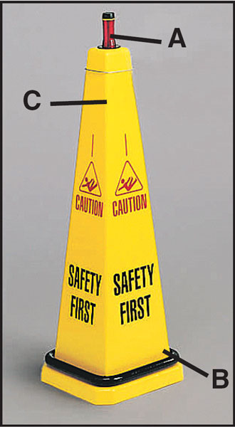 Traffic Cone Accessory - Removable 4kg Weight For 890mm Cone
