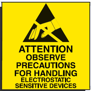 Shipping Labels - Attention Observe Precautions For Handling Electrostatic Sensitive Devices