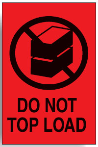 Shipping Labels - Do Not Top Load