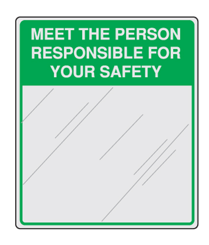 Meet The Person Responsible For Your Safety Slogan Mirror