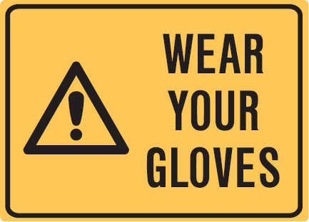 Small Labels - Wear Your Gloves