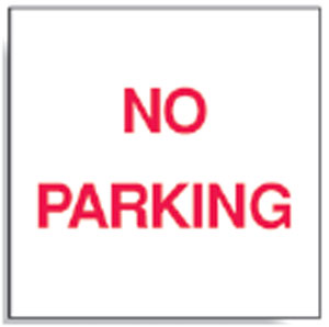 Sign For A Frame Stands - No Parking