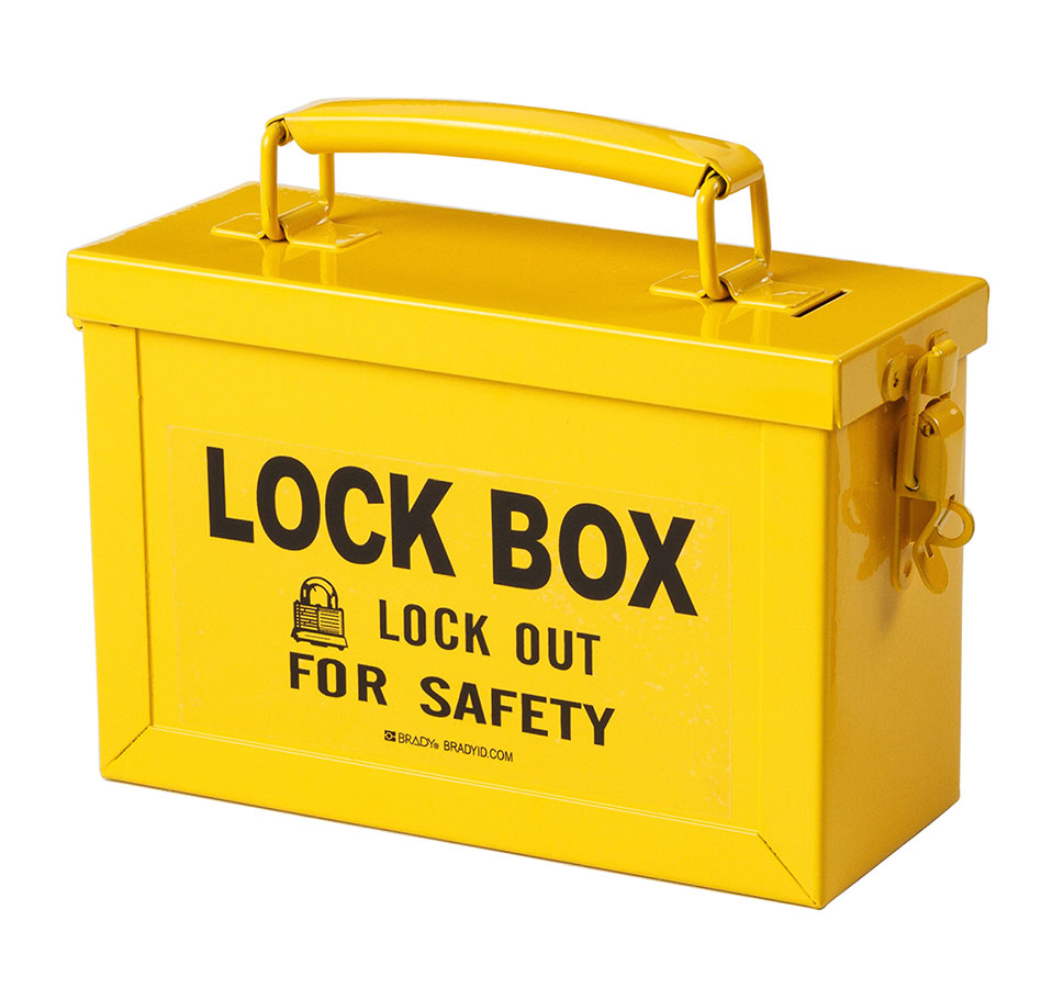 Yellow Safety Lock Box
