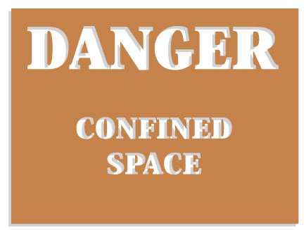 Confined Space Stencils - Confined Space