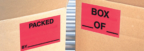Production Status Labels - Box Of