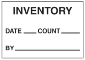 Production Status Labels - Inventory Date Count By