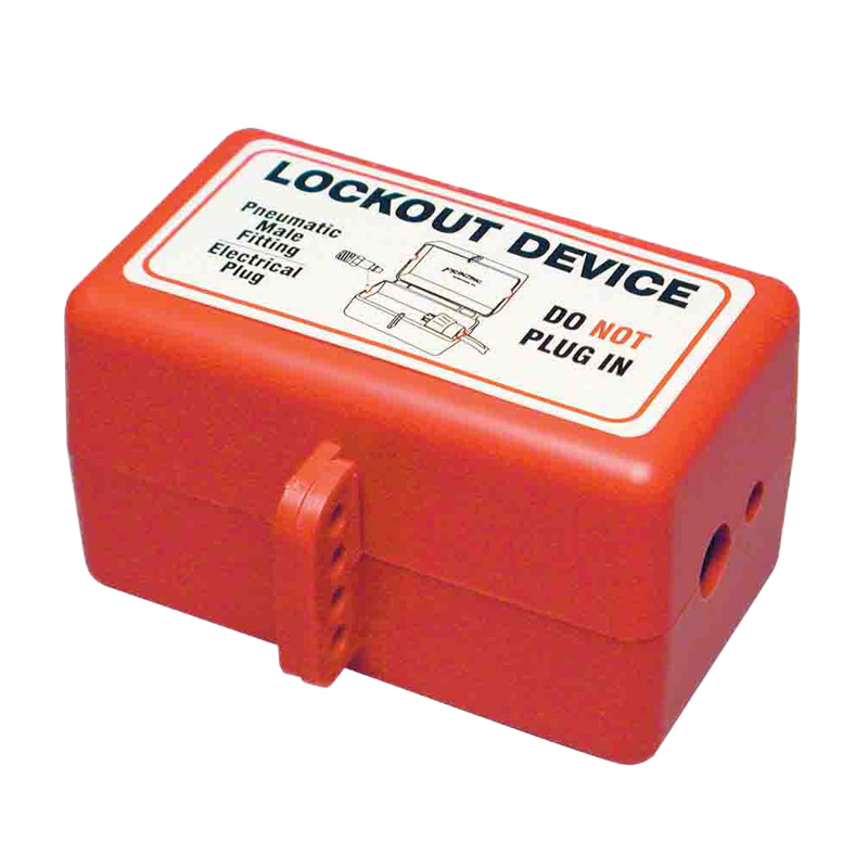 Combination Electrical & Pneumatic Plug Lockout