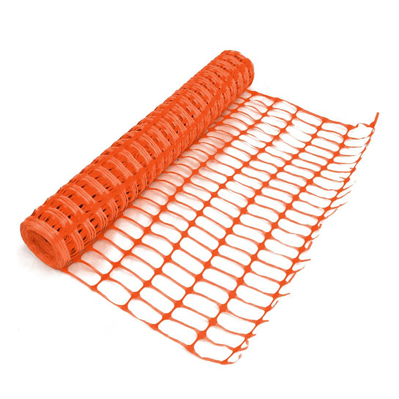 Value Barrier Mesh Safety Fence Orange 50m Roll 80gsm