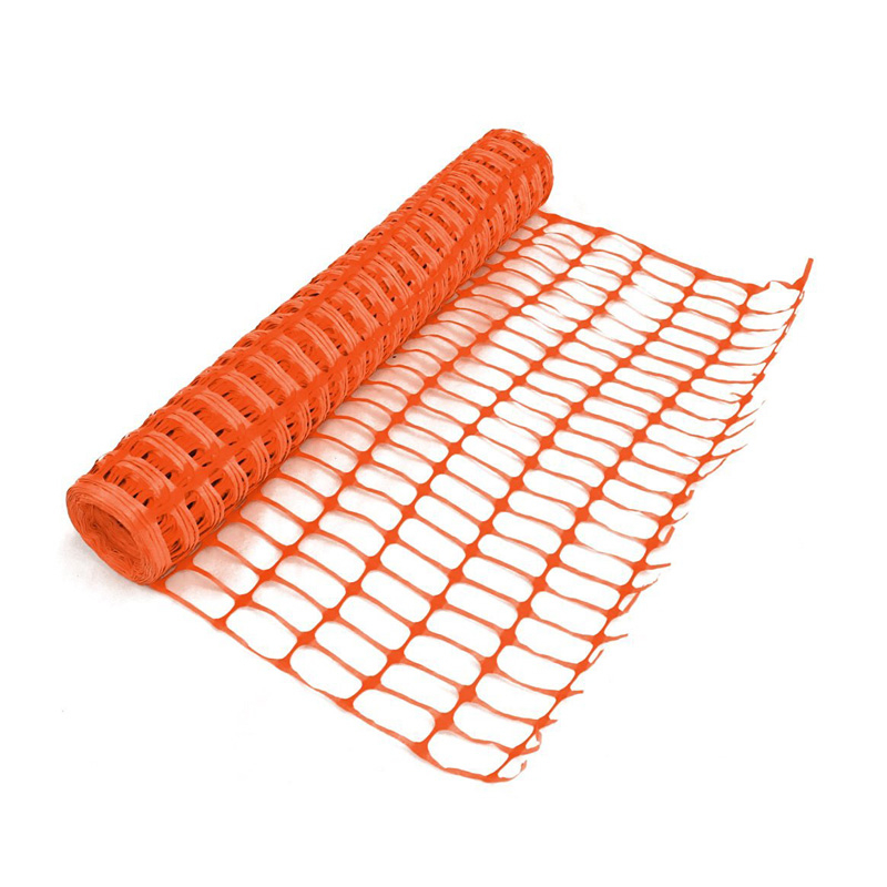 Value Barrier Mesh Safety Fence Orange 50m Roll 160gsm