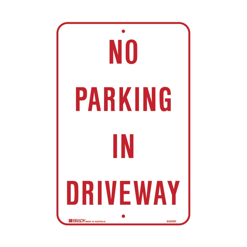Parking Signs - No Parking In Driveway