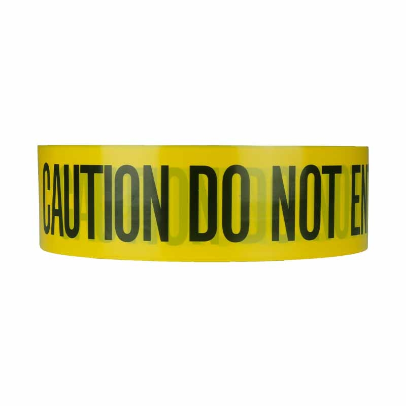 Economy Barricade Tapes - Yellow 'Caution Do Not Enter'