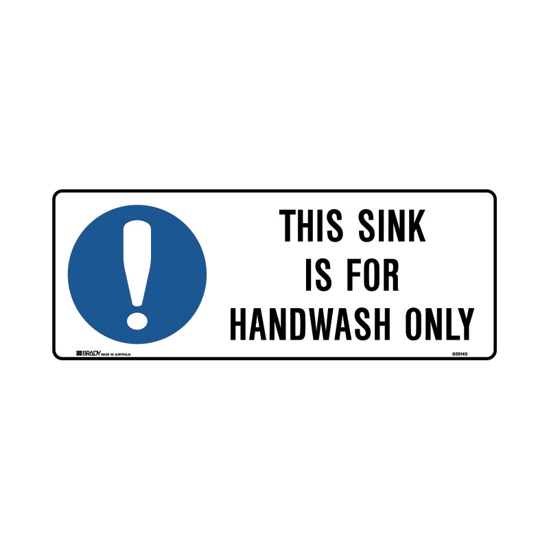 Kitchen & Food Safety Signs - This Sink Is For Handwash Only