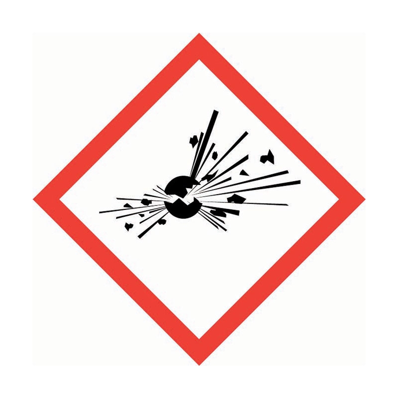 GHS Pictogram Labels - Exploding Bomb