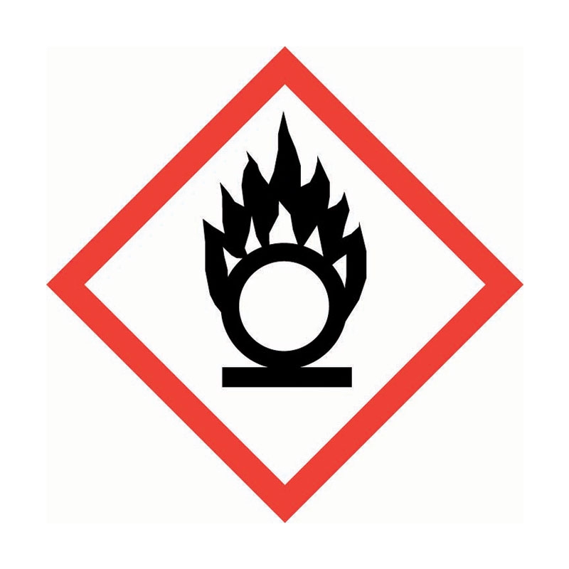 GHS Pictogram Labels - Flame over Circle