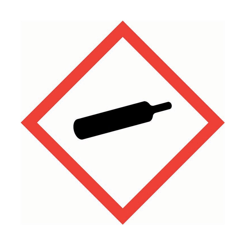 GHS Pictogram Labels - Gas Cylinder 