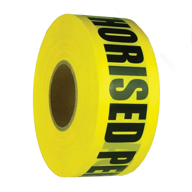 Printed Barricade Tapes - Authorised Personnel Only