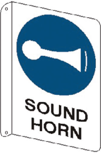 Flanged Wall Signs - Sound Horn