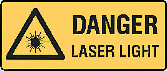 Laser/Radiation Signs  - Laser Light