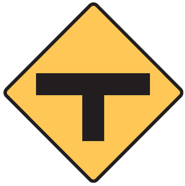 Regulatory Signs - T Intersection