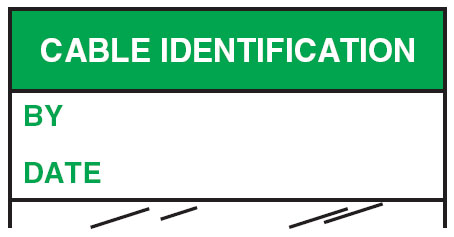 Electrical Safety Write On Cable Markers - Cable Identification