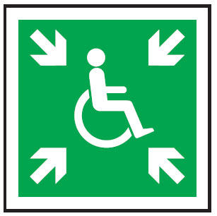 Exit And Assembly Signs - Disabled Assembly Picto