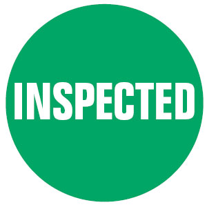 Pre-Printed Paper Labels - Inspected