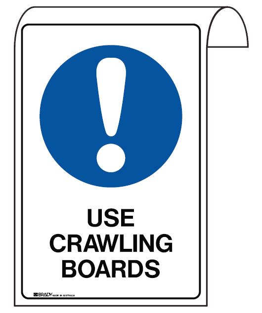 Scaffolding Safety Signs - Use Crawling Boards