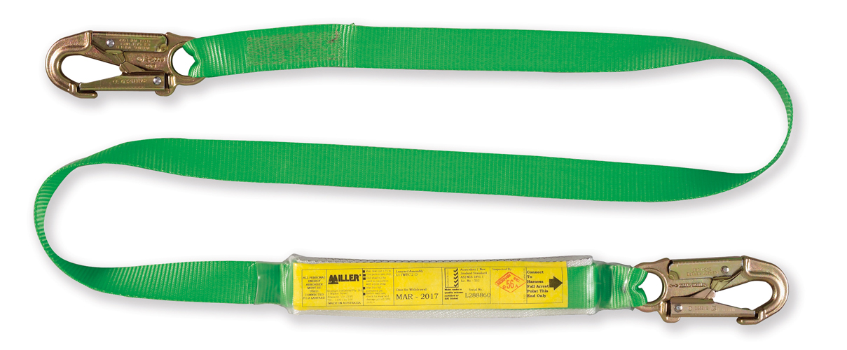 Miller Webbing Lanyard With Energy Absorber