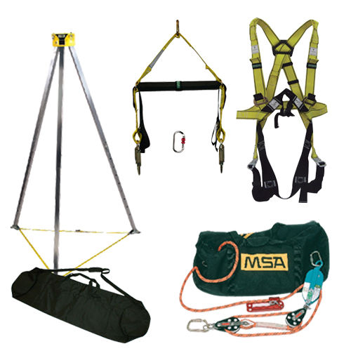 MSA Confined Space Rope Rescue System Kit