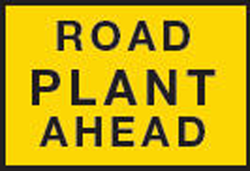Box Edge Sign - Road Plant Ahead (Class 1) 1800 x 600mm