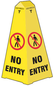 Econ-O-Cone/Sign - No Entry
