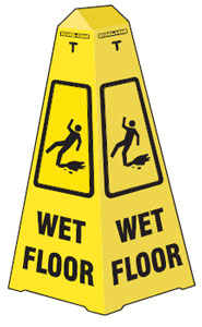 Econ-O-Cone/Sign - Wet Floor