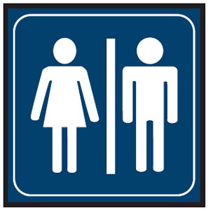 Graphic Symbol Signs - Men/Ladies Picto