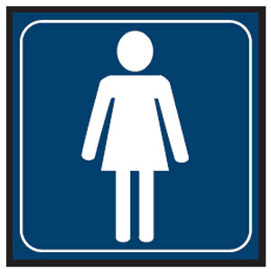 Graphic Symbol Signs - Woman Picto