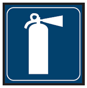 Graphic Symbol Signs - Fire Extinguisher Picto