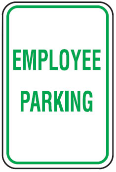 Parking Signs - Employee Parking