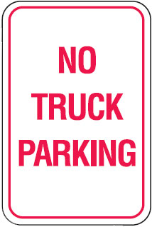 Parking Signs - No Truck Parking