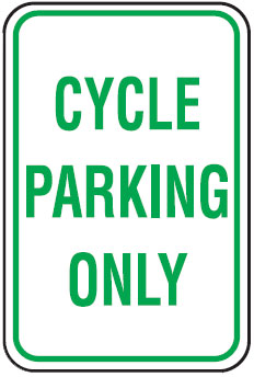 Parking Signs - Cycle Parking Only