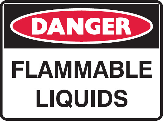 Danger Signs - Flammable Liquids