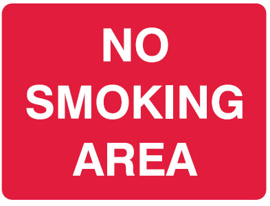 No Smoking Signs - No Smoking Area