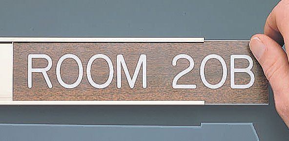 Sign Holders - 50mm x 150mm, Silver
